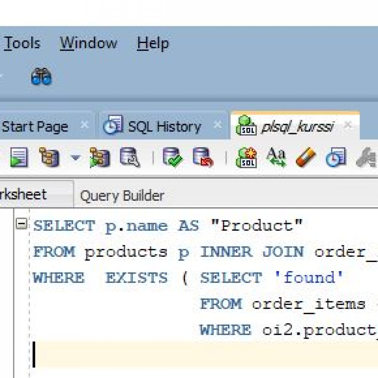 SaaristonIT_SQLkurssi SQL